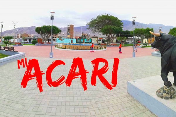 Plaza principal de nuevo Acari