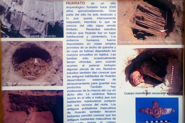 Sitio arquelogico de Huarato